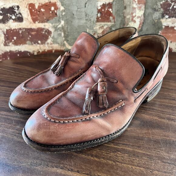 Hickey Men's Tassel Loafers 7.5 - Picture 2 of 10